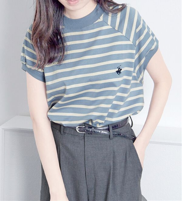 Viola e Viola（ヴィオラ エ ヴィオラ）の「【ビバリーヒルズポロクラブ】ワイドスリーブＴシャツ（Tシャツ）」｜詳細画像