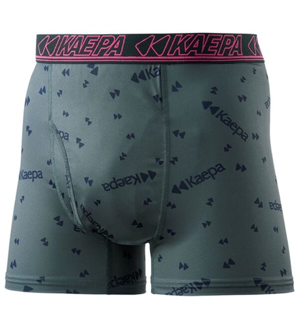 「染みないエチケットボクサー（メンズボクサーパンツ）」｜グレーロゴ