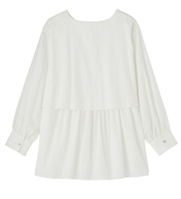 GeeRA（ジーラ）の「羽織にもなる！ペプラムシャツチュニック（チュニック）」｜詳細画像