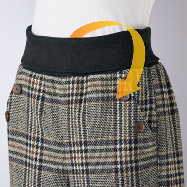 BELLUNA（ベルーナ）の「レギンス付！お腹ラクな着心地ワイドパンツ（ワイドパンツ・ガウチョ）」｜詳細画像