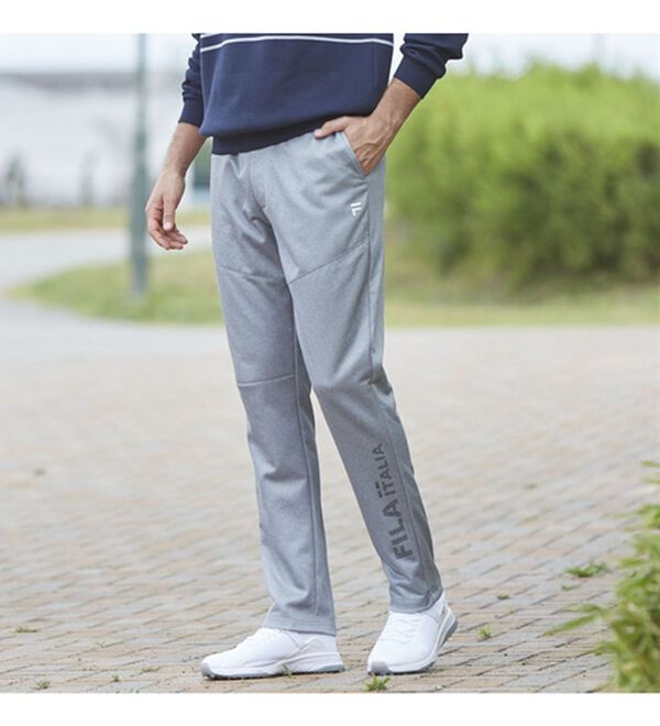 「＜フィラ＞吸汗速乾杢調ストレッチパンツ（メンズフルレングスパンツ）」｜詳細画像