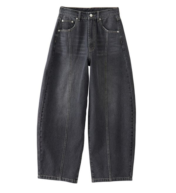 RANAN（ラナン）の「フロントシームカーブデニム（フルレングスパンツ）」｜詳細画像