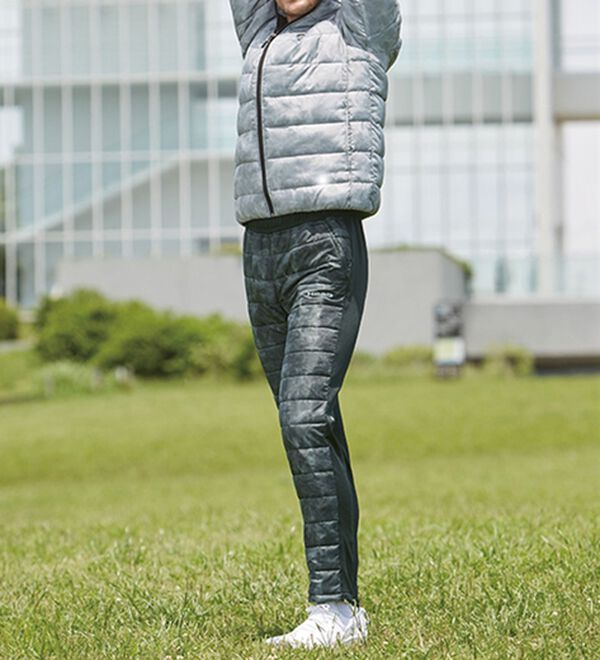 「＜ヘッド＞スポーティデザイン中わたパンツ（メンズフルレングスパンツ）」｜詳細画像