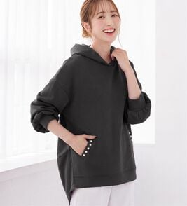 alotta（アロッタ）の「ポケット付！大人上品コクーンパーカー（パーカー）」