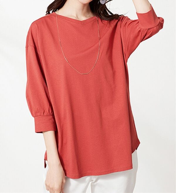 BELLUNA（ベルーナ）の「ひんやり！綿１００％キシリトールプリントチュニック（チュニック）」｜詳細画像