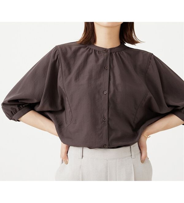 BELLUNA（ベルーナ）の「袖切替ドルマンデザインブラウス（ブラウス）」｜詳細画像