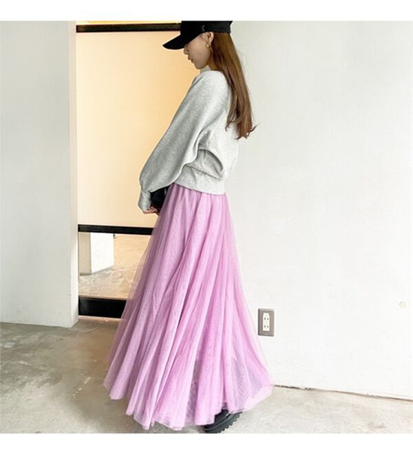 GeeRA（ジーラ）の「フレアーチュールロングスカート（ロングスカート）」｜詳細画像