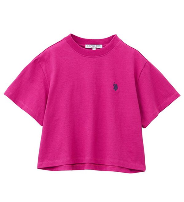 GeeRA（ジーラ）の「【Ｕ．Ｓ．　ＰＯＬＯ　ＡＳＳＮ．】ショート丈Ｔシャツ（Tシャツ）」｜詳細画像