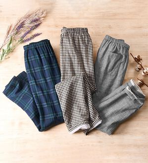 ルフラン（ルフラン）の「【３本組】のびのびダブルガーゼのおうちパンツ（その他パンツ）」｜3本組