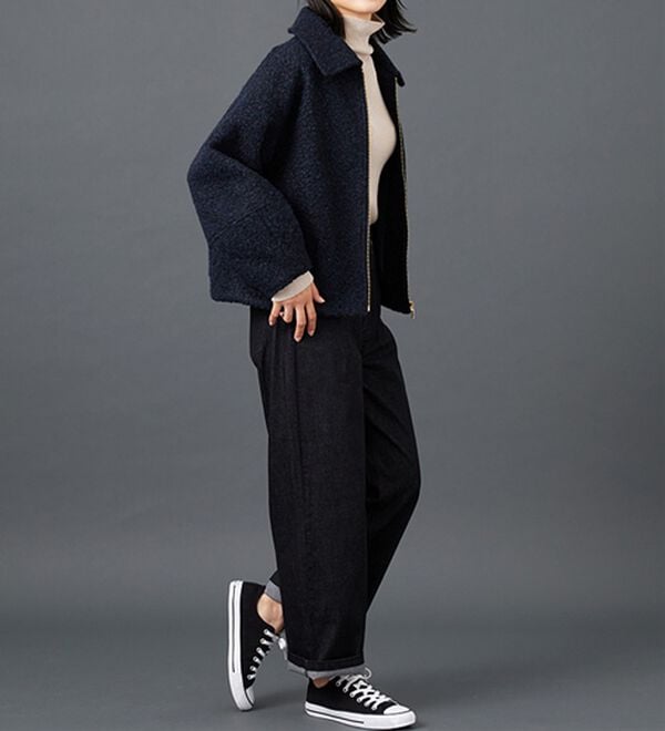 BELLUNA（ベルーナ）の「ブークレステンカラージャケット（その他ジャケット）」｜詳細画像