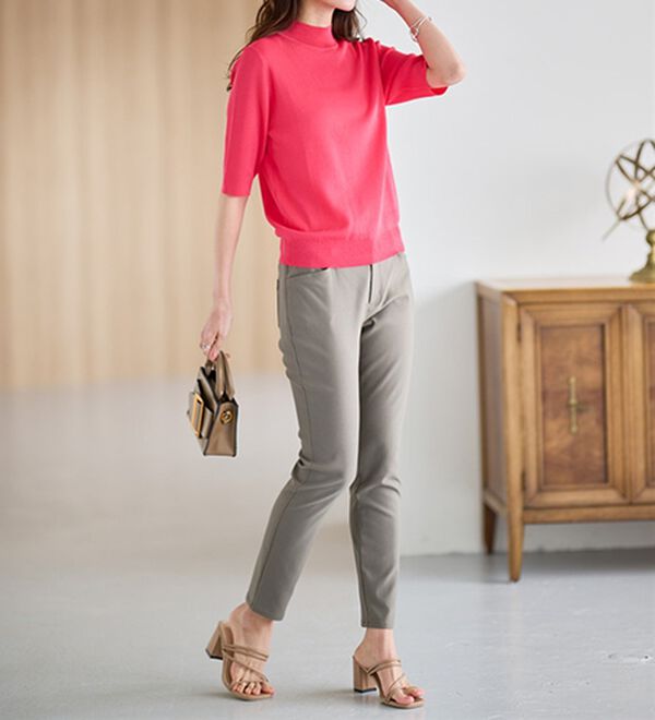 RANAN（ラナン）の「【4つの機能付】美脚アンクルパンツ（フルレングスパンツ）」｜詳細画像