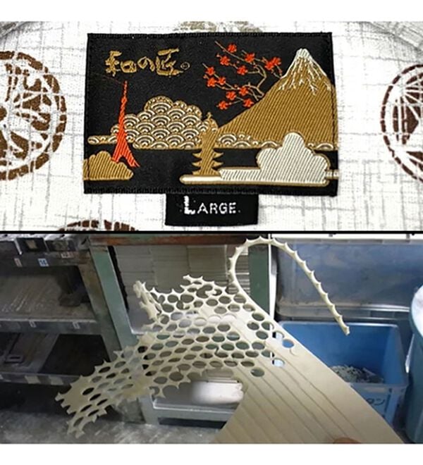 「国産　粋な大人の京染和柄シャツ（メンズシャツ）」｜詳細画像