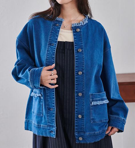 PERNA パフスリーブ　 デニムジャケット PERNA パフスリーブ デニムジャケット PERNA パフスリーブ デニム