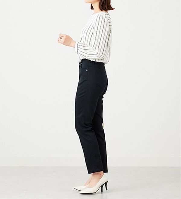 BELLUNA（ベルーナ）の「ジョーゼット素材裾ティアードブラウス（ブラウス）」｜詳細画像