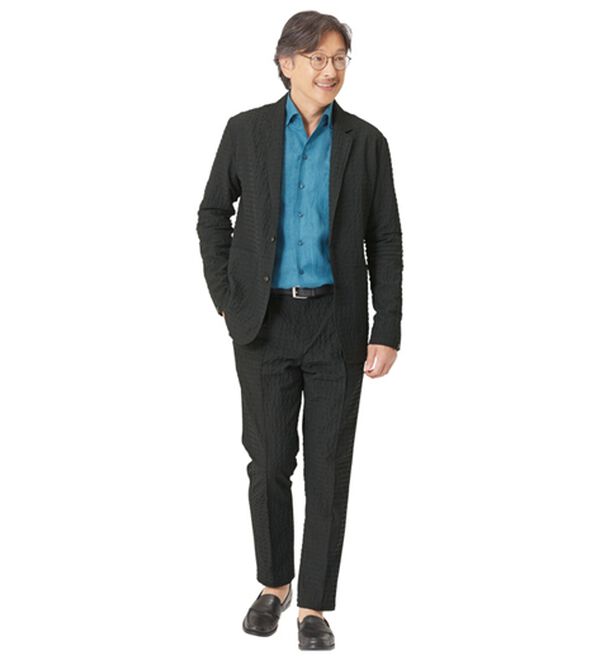 「【おじフェス着用】ランダムサッカーサマーセットアップ　ジャケット（メンズジャケット）」｜詳細画像