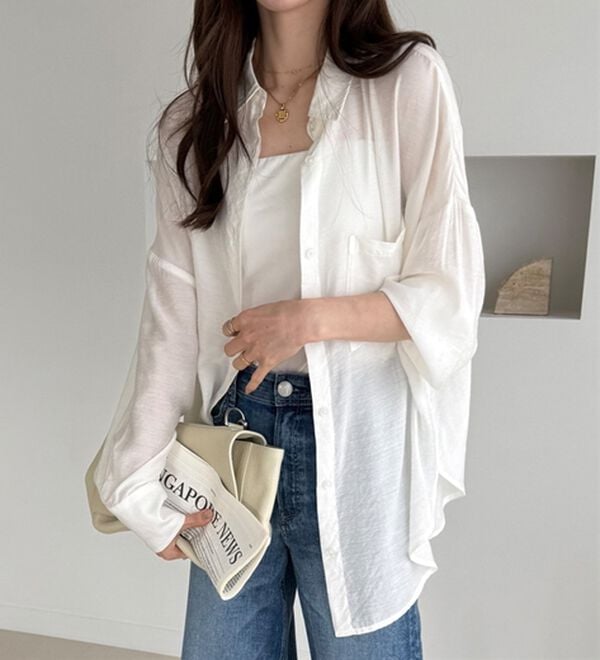 GeeRA（ジーラ）の「アソート柄オーバーサイズシャツ（シャツ）」｜詳細画像