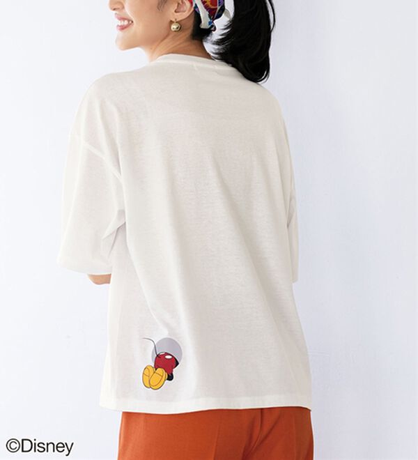 BELLUNA（ベルーナ）の「＜Ｄｉｓｎｅｙ＞綿混素材ゆるっとＴシャツ（カットソー）」｜詳細画像