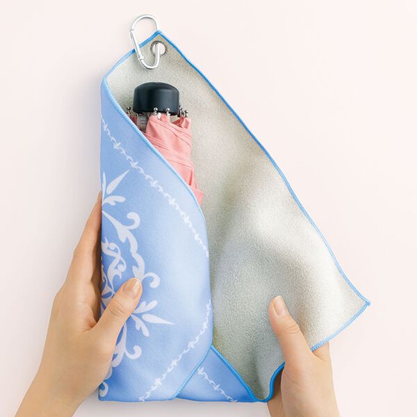 「ぴったりくっつく吸水タオル２色組（その他日用品・趣味雑貨）」｜詳細画像