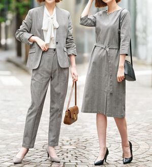 GeeRA（ジーラ）の「洗える！ストレッチカセットスーツ（その他ワンピース）」｜詳細画像