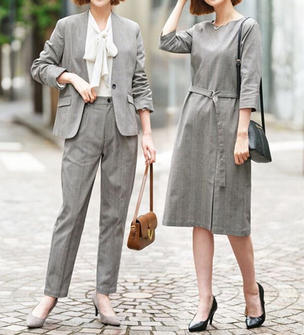 GeeRA（ジーラ）の「洗える！ストレッチカセットスーツ（その他ワンピース）」｜詳細画像