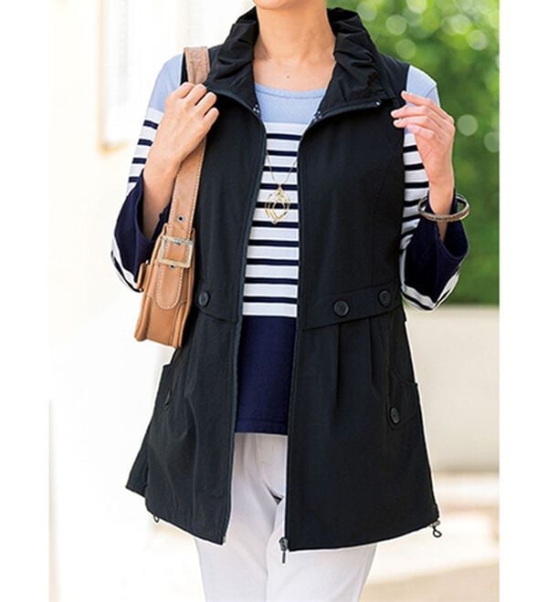 ルフラン（ルフラン）の「洒落てて使える軽やかベスト（ベスト）」｜詳細画像