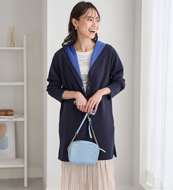 BELLUNA（ベルーナ）の「なめらかテンセル（ＴＭ）繊維混配色コーディガン（その他カーディガン）」｜詳細画像