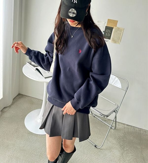 GeeRA（ジーラ）の「【U.S. POLO ASSN.】表ピーチ裏起毛スウェット（トレーナー・スウェット）」｜詳細画像