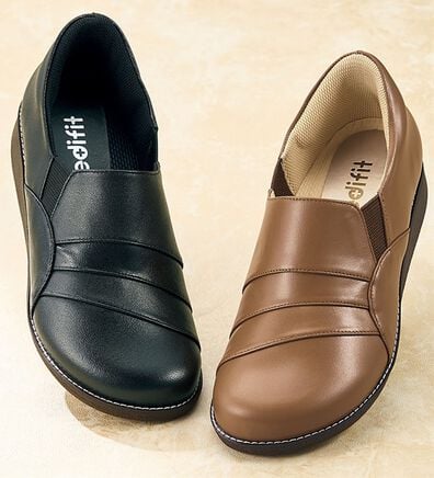 ルフラン（ルフラン）の「＜メディフィット＞５Ｅ切替デザインスリッポン（スリッポン）」