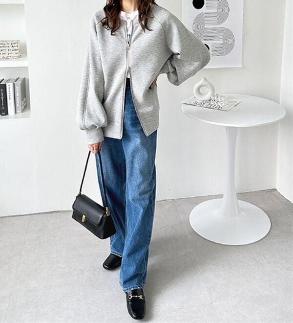 GeeRA（ジーラ）の「前後２ＷＡＹダブルジップスウェット（カットソー）」｜詳細画像