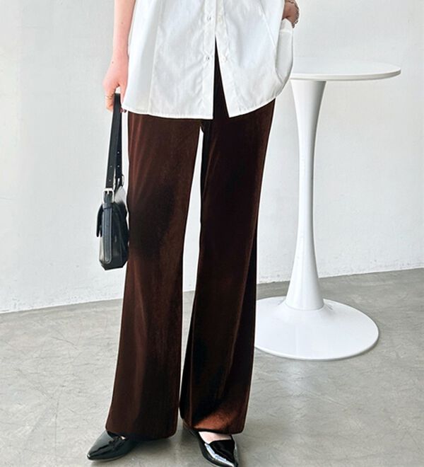 ベロアフレアパンツ - ベルーナ【公式】