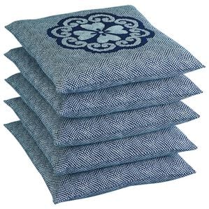 「小紋柄座布団カバー５枚組（座布団・座布団カバー）」｜コン