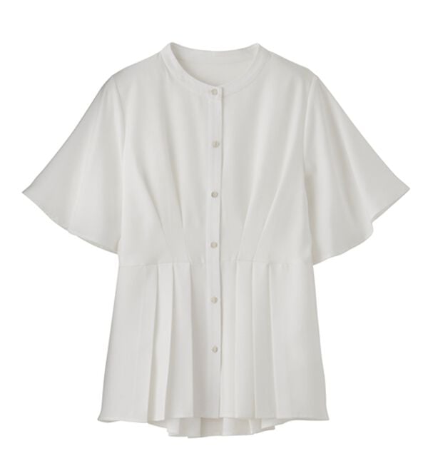 RANAN（ラナン）の「ウエストタックフレアブラウス（ブラウス）」｜詳細画像