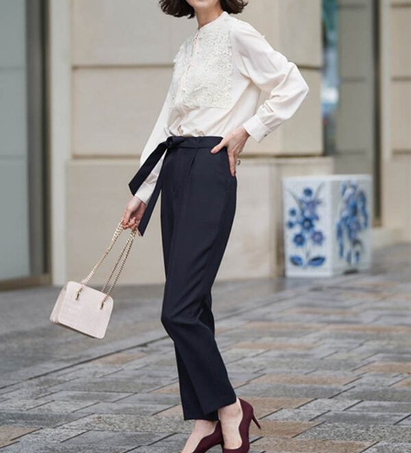 RANAN（ラナン）の「洗える！カセットスーツ　シリーズ（テーパードパンツ）」｜詳細画像