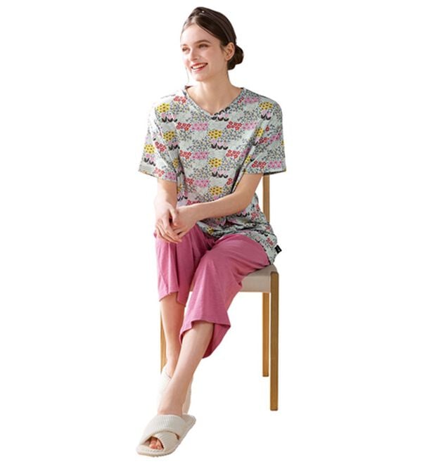 「＜ｋｉｐｐｉｓ＞ゆるっと可愛いチュニックルームウェア（パジャマ・ルームウェア）」｜詳細画像