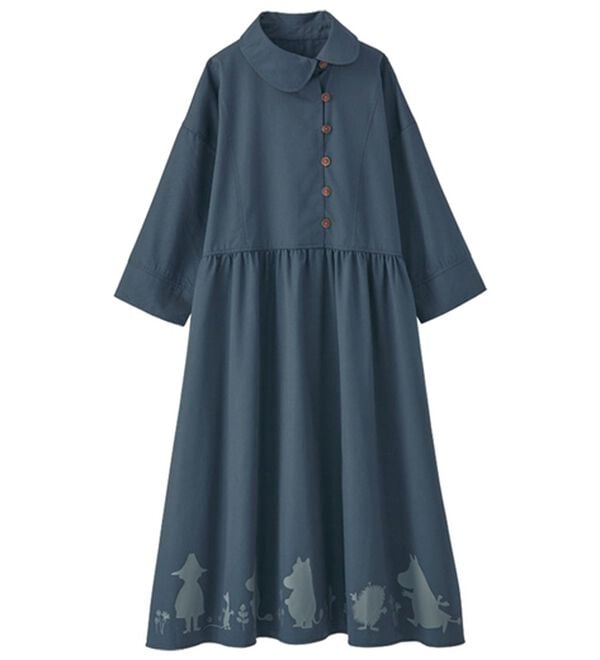 BELLUNA（ベルーナ）の「【ムーミン】シルエット柄ワンピース（その他ワンピース）」｜詳細画像