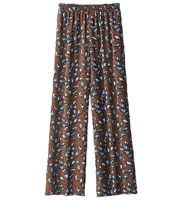 BELLUNA（ベルーナ）の「ヒンヤリ冷感！プリントワイドパンツ（ワイドパンツ・ガウチョ）」｜詳細画像