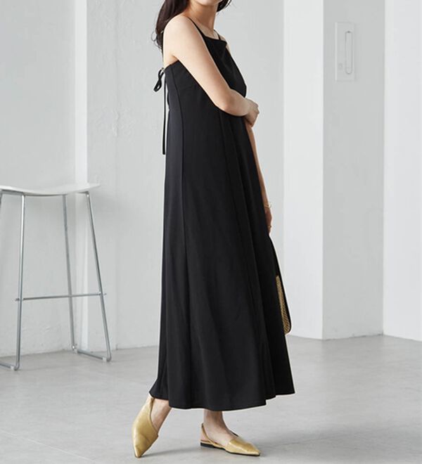 RANAN（ラナン）の「ダブルストラップバックリボンキャミワンピース（その他ワンピース）」｜詳細画像