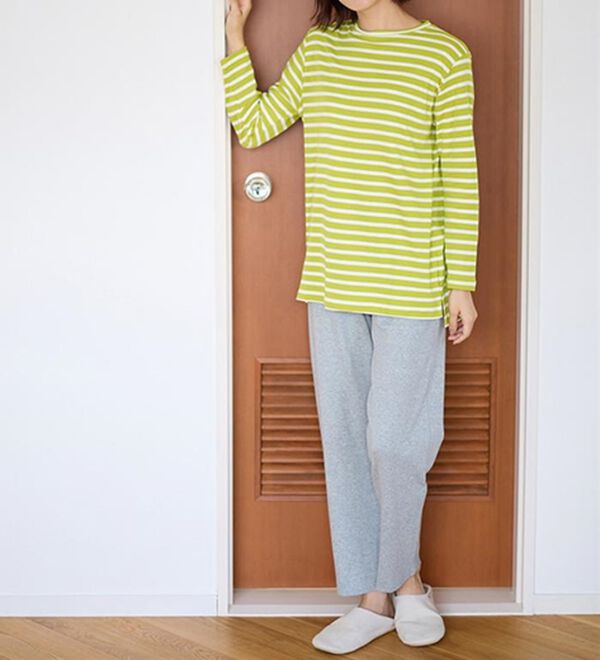 LAVIENNE（ラヴィエンヌ）の「【とろける肌心地】綿１００％あったかスムースパジャマ（パジャマ・ルームウェア）」｜詳細画像