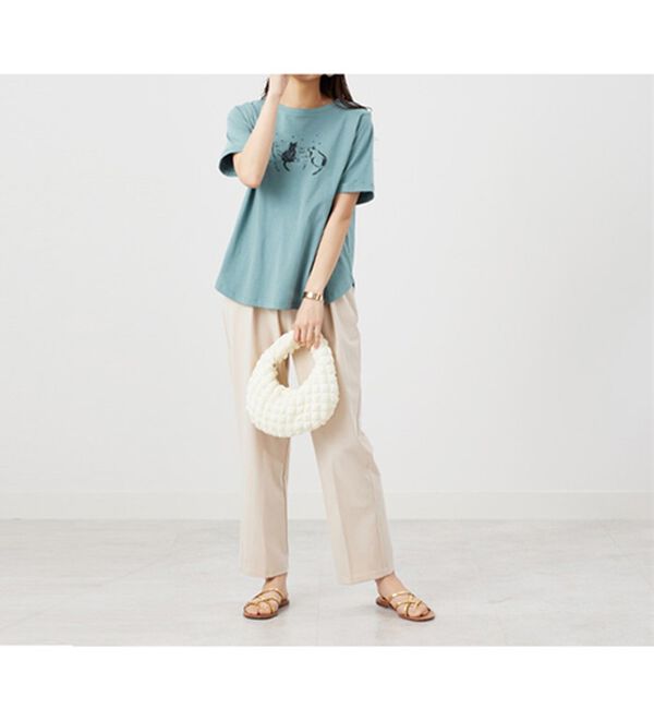 BELLUNA（ベルーナ）の「ヒンヤリ！着映えプリントプルオーバー（カットソー）」｜詳細画像