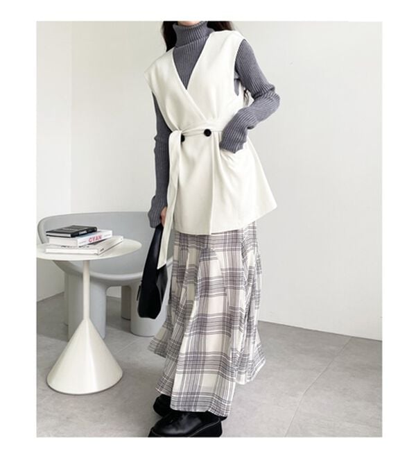 GeeRA（ジーラ）の「切替フレアーロングスカート（ロングスカート）」｜詳細画像