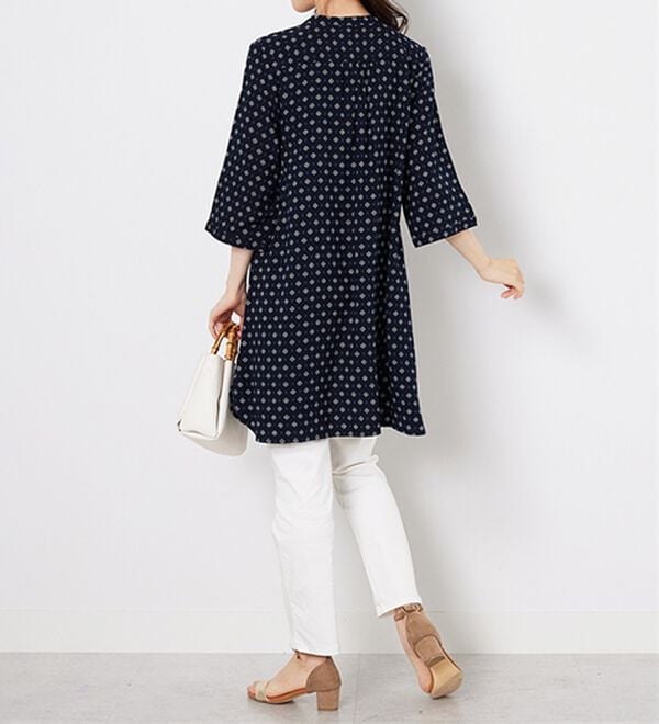 BELLUNA（ベルーナ）の「レーヨン素材袖フレアーワンピース（その他ワンピース）」｜詳細画像