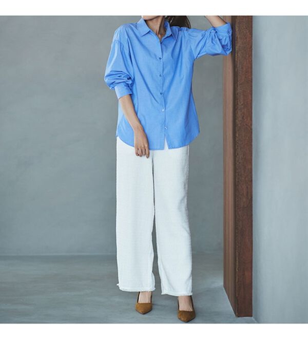 RANAN（ラナン）の「ツイードワイドパンツ（フルレングスパンツ）」｜詳細画像