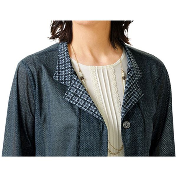 ルフラン（ルフラン）の「裏千鳥ロングジャケット（その他ジャケット）」｜詳細画像