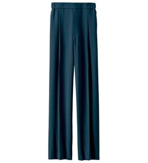 BELLUNA（ベルーナ）の「＜爽楽＞ストレッチワイドパンツ（フルレングスパンツ）」｜ネイビー