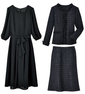 RANAN（ラナン）の「【３点レディセット】ロングワンピ３点レディセットスーツ（その他スーツ）」｜ブラック系