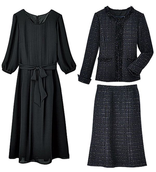 RANAN（ラナン）の「【３点レディセット】ロングワンピ３点レディセットスーツ（その他スーツ）」｜ブラック系