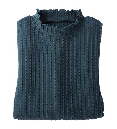 BELLUNA（ベルーナ）の「フリル衿ジャカードプルオーバー（カットソー）」