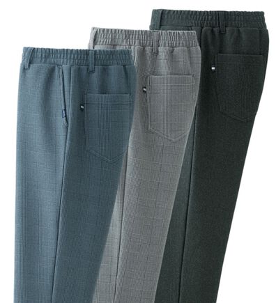 「【３本組】そのままお出かけ裏ベロア　ジャージパンツ（メンズルームウェア）」