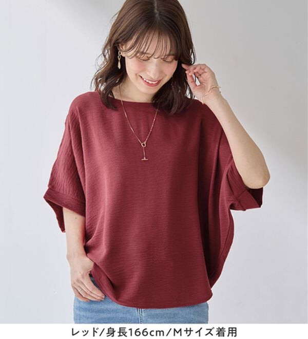 Viola e Viola（ヴィオラ エ ヴィオラ）の「華奢見えドルマンスリーブブラウス（ブラウス）」｜詳細画像