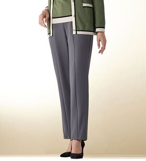 BELLUNA（ベルーナ）の「日本製ニットコーデュロイ調パンツ（フルレングスパンツ）」｜詳細画像